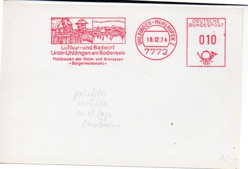 Alemania postal franqueo - postal,