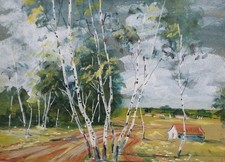 Antico dipinto impressionista