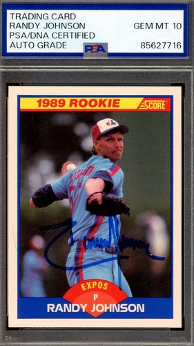 Randy johnson gem mint - randy, psa