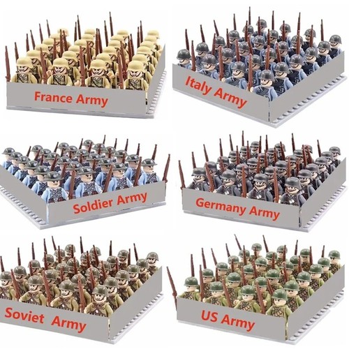 Set mattoncini militari - 40/set,