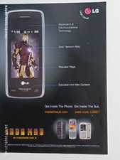 Pubblicità stampa telefono LG vintage!" Telefono buono "