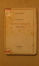 E. Enrietti Compendio di Diritto Privato Italiano I Chiantore 1946