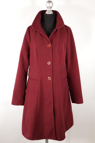 Cappotto rosso vinaccia