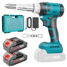 Rivettatrice a Batteria Compatibile con Makita 21V Batteria Pistola per Rivetti