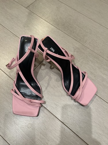 Sandalo zara rosa punta - sandalo,