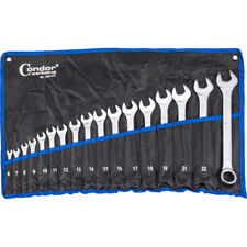 SERIE KIT SET CHIAVI COMBINATE STELLA E FISSA INGLESI 17pz 6-24mm CONDOR