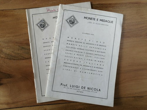 Lotto cataloghi monete e - -,