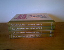 RACCOLTA 4 LIBRI  LA CANZONE ITALIANA  COLLECTION OF 4 BOOKS THE ITALIAN SONG
