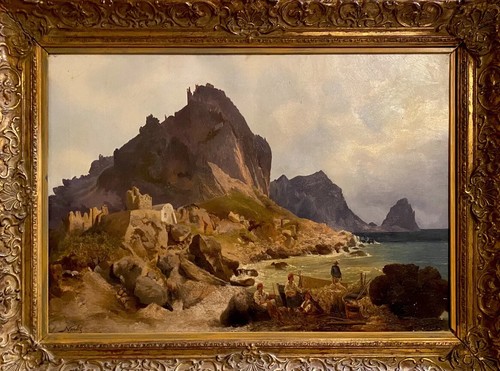 Friedrich paul nerly - olio, su