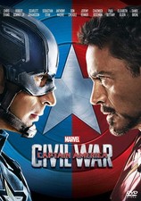 captain america civil war	dvd	film chris evans robert downey jr johansson nuovo