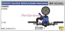 Gruppo valvola regolazione