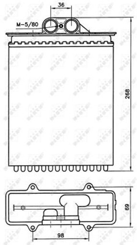 Für nrf 58255 scambiatore - scambiatore, di