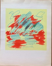 Litografia Giulio Turcato - Composizione segnica   [BolaffiArte]