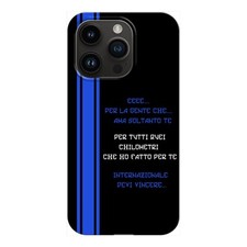 Cover tifosi Inter iPhone 16 morbida TPU coro te l'ho promesso da bambino