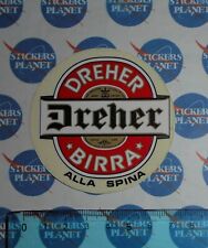 ADESIVO STICKER VINTAGE AUTOCOLLANT AUFKLEBER ORIGINAL DREHER BIRRA ALLA SPINA