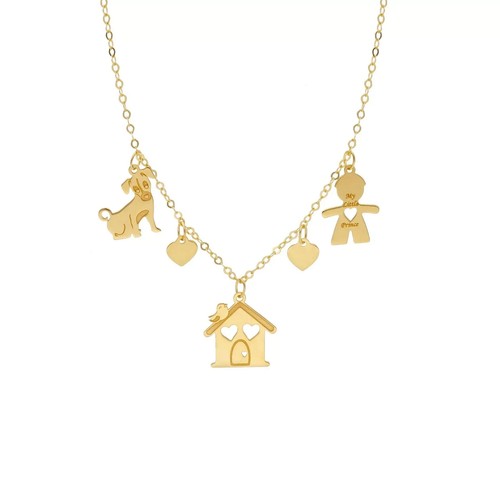 Collana oro giallo 18k con - oro,