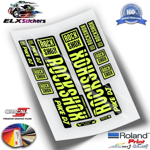 Adesivi fluor rockshox boxxer - adesivi,