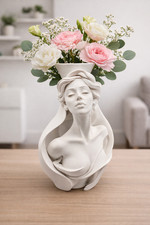 Vaso artistico scultura donna