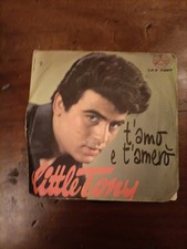 45 Giri - Vinile - Little Tony - T'Amo E T'Amerò