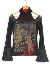 Save The Queen Mesh Turtleneck