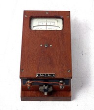 Galvanometro storico Siemens, misuratore di corrente μA per collezionisti