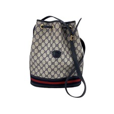 Borsa a secchiello Gucci Blue