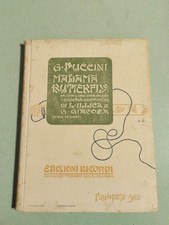 Puccini Madama Butterfly Edizioni Ricordi