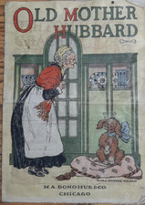 Old Mother Hubbard Linen Book