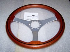 Volante RUSPA in radica diam 35 cm pari al nuovo per FIAT 124, X 1/9 Lancia (V43