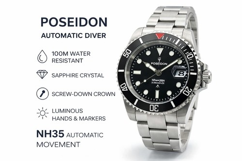 Orologio poseidon nh35 - orologio,