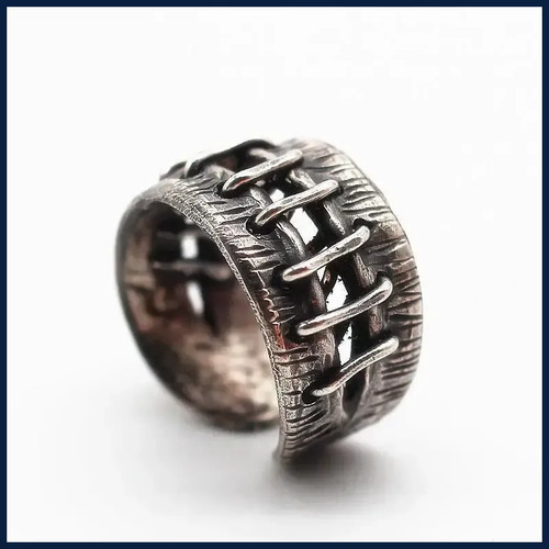 Anello retrò punti - , ferita