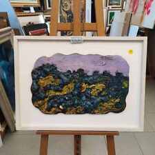 Andrea Raccagni tecnica mista su tavola 37 x 57 cm nel 1989