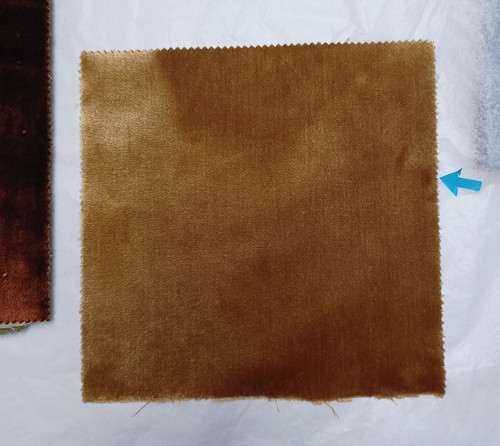 Velluto seta - oro, fine