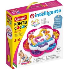 Quercetti 2103 Fantacolor Pixel Daisy Chiodini Per Bambini 3 - 6 Anni 150 Pezzi