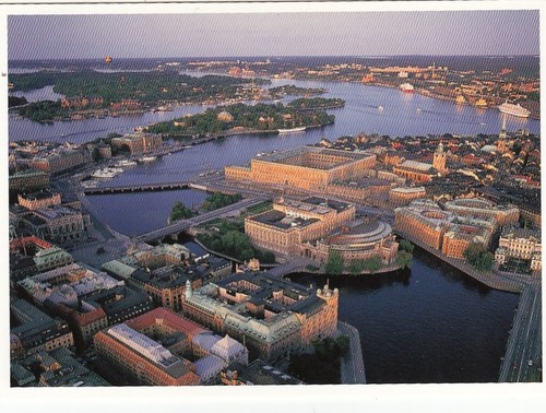 Stockholm altstadt von oben - stockholm,,
