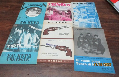 Spartiti musicali anni 70 - musicali, '60/70