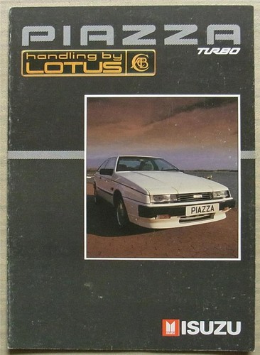 Isuzu piazza turbo handling - isuzu,