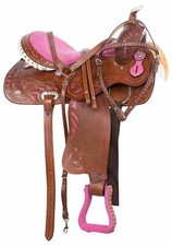 Western Pelle Rosa Cristallo