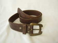 Cintura Marrone In Pelle Donna