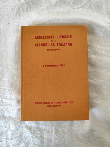 Farmacopea ufficiale della - farmacopea,