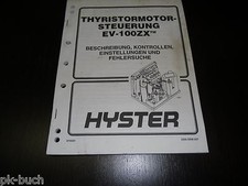 Manuale Di Officina Carrello Elevatore Thyristormotor Controllo 1994