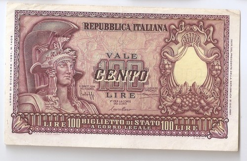 Italy 100 lire - italy,