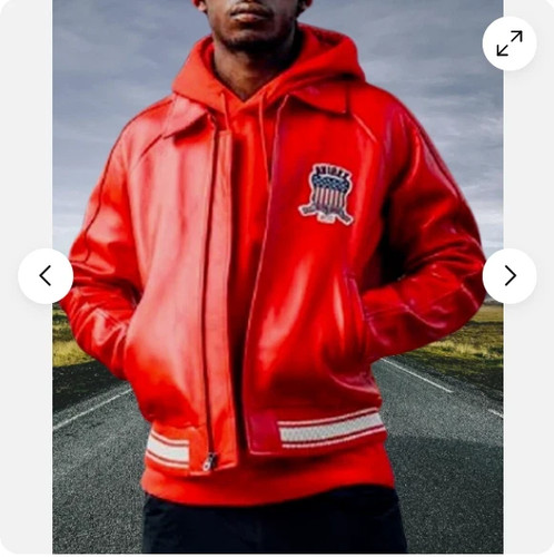 Giacca pelle uomo avirex - pelle,