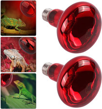 Lampada Riscaldante Notturna a Infrarossi 100W, 2 Pezzo Lampadina Riscaldante E2