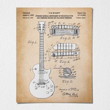 Guitar Wall Art, Gibson Les