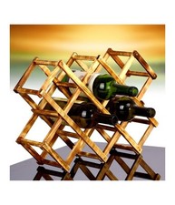 Porta Bottiglie Di Vino 10 Posti Bottiglia Espositore Portabottiglie Cantinetta