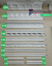 Stucchi decorativi interior design decori parete bordi profili cornici in gesso
