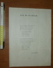 Blanes Guido, Non mi guardar: melodia (canto e piano), C Bratti 1903