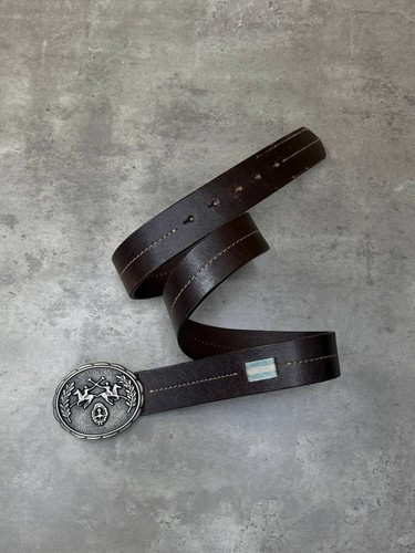 Cintura pelle marrone la - pelle,