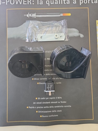 Trombe clacson bitonali 12v - clacson,